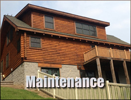  Bluefield, Virginia Log Home Maintenance