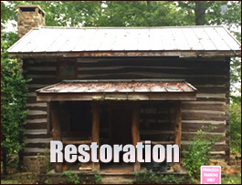 Historic Log Cabin Restoration  Bluefield, Virginia
